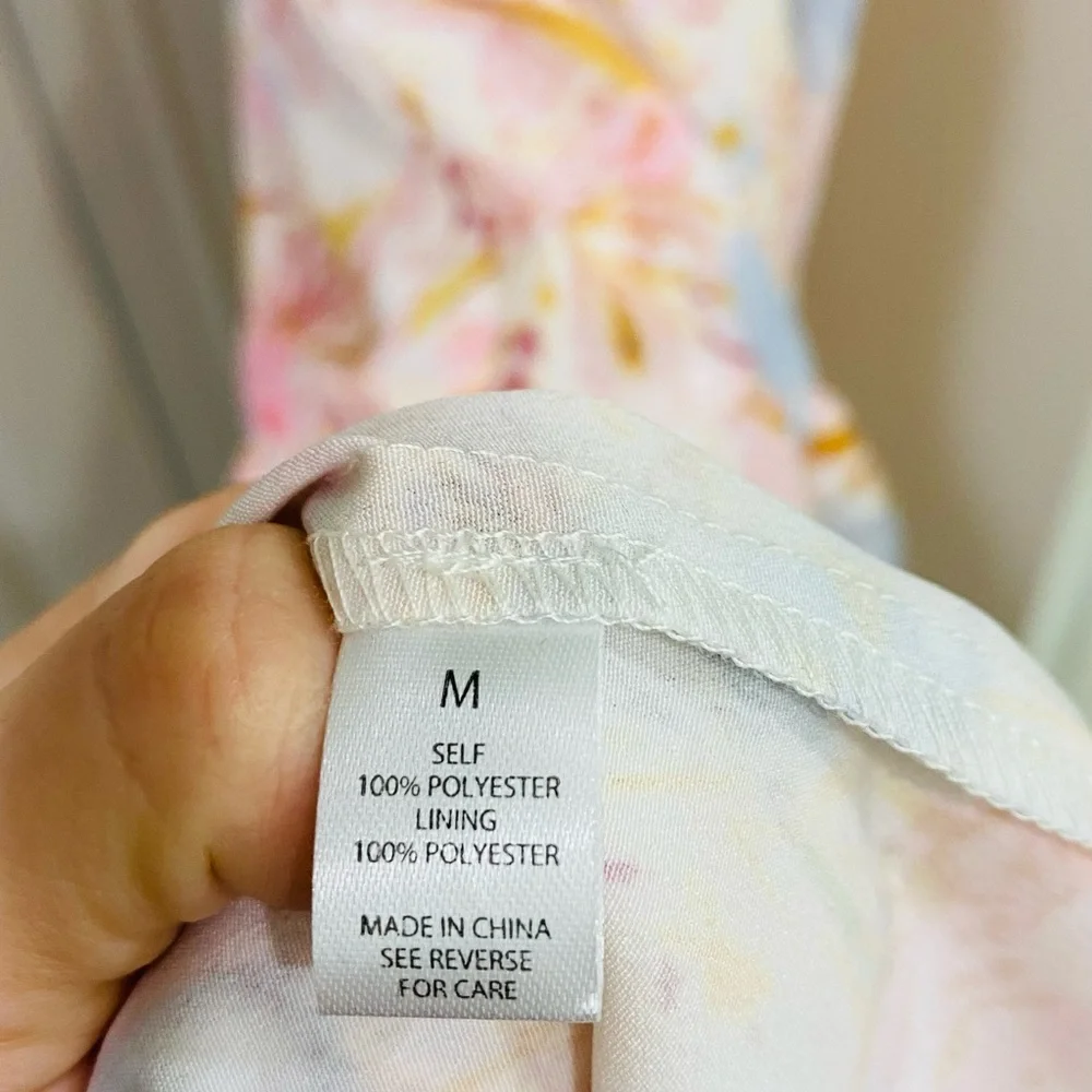 Wishlist Pink Floral Tiered Maxi Dress - Picture 5 of 6